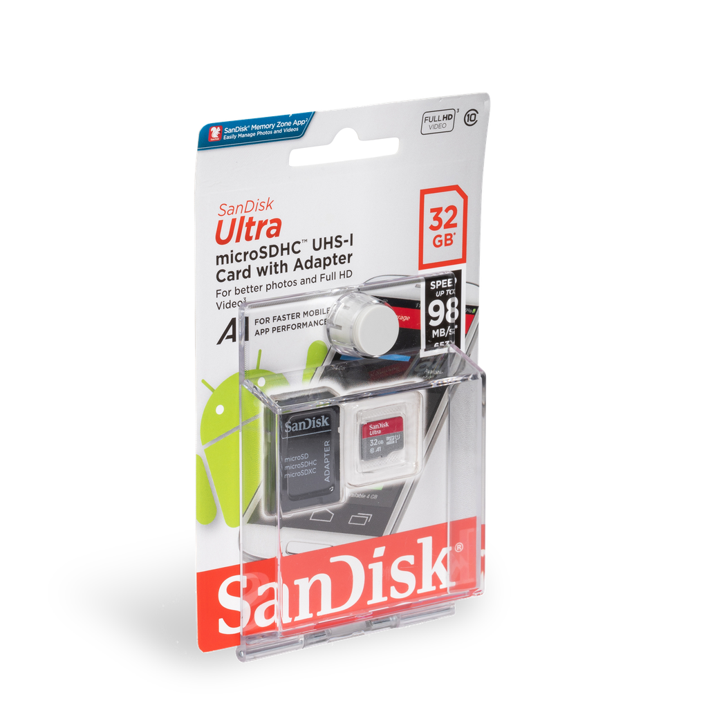 Boîtier antivol Ecobox blister clés USB / cartes SD - par 100